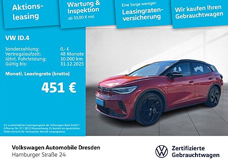 VW ID.4 gebraucht kaufen VW ID.4 Volkswagen GTX IQ DCC AHZV PANO AREA HARMAN WÄRMEPUMPE