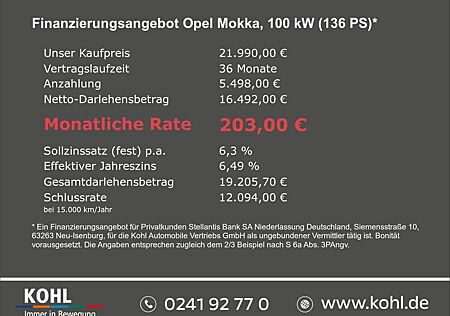 Opel Mokka GS Line 1.2 Turbo EU6d LED DAB PDC Klima