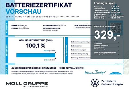 VW ID.4 Volkswagen GTX MATRIX 360 ACC AHK AKUSTIKGLAS AUT FLA