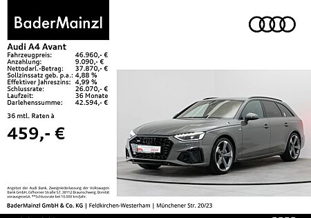 Audi A4 Avant 40 TFSI quattro S tronic S line Matrix