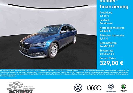 Skoda Superb Combi 2.0 TDI Scout 4x4 MATRIX STHZ