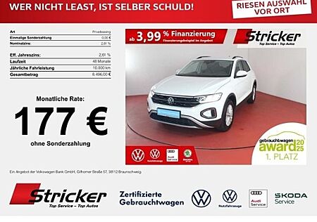VW T-Roc Volkswagen Life 1.0TSI 177,-ohne Anzahlung Navi Sitzh