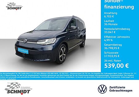 VW Caddy Volkswagen Maxi 2.0 TDI Style 4Motion LED AHK NAVI