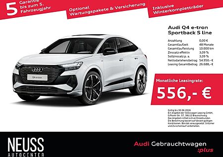 Audi Q4 e-tron Sportback 45 quattro S line PANO+AHK+H