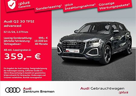 Audi Q2 30 TFSI advanced NAVI AHK PDC KAMERA SITZH 30