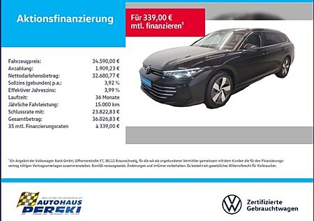 VW Passat Variant Volkswagen 1.5 eTSI Business DSG (CJ5) KLIM