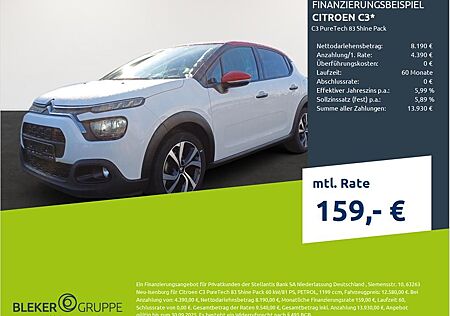 Citroën C3 PureTech 83 Shine Pack