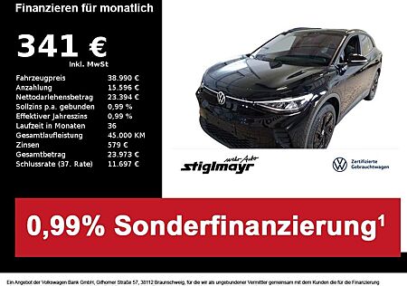 VW ID.4 Volkswagen Pro Performance Move 82 kWh +Wärmepumpe+Ans