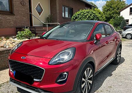 Ford Puma 1,0 EcoBoost Titanium X Panorama-Glasdach