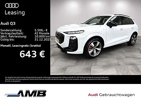 Audi Q3 S line TFSI neuesMod./LED+/2xS line/Tech plus