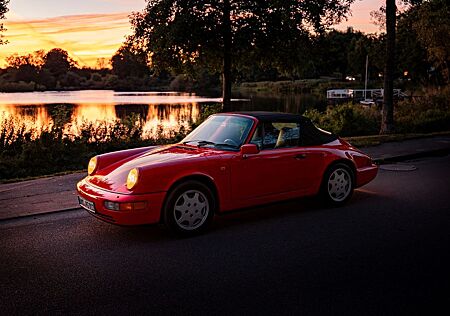 Porsche 964 Carrera 2 Cabrio indischrot
