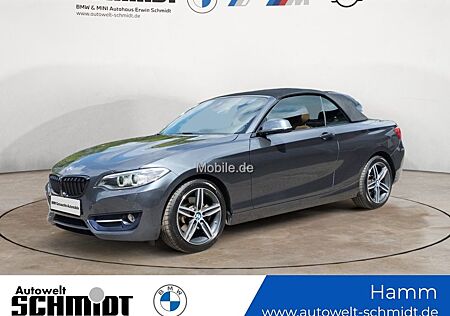 BMW 220i Cabrio Sport Line + GARANTIE