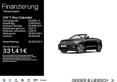 VW T-Roc Volkswagen Cabriolet 1.5 TSI DSG R-LINE*LED*AHK*KAMER