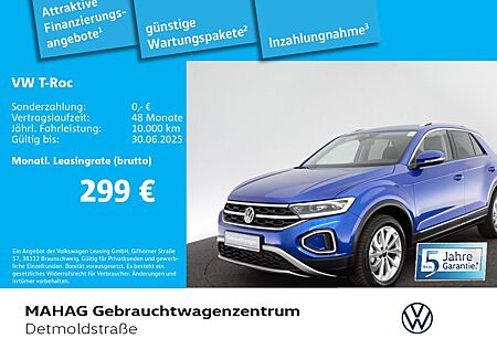 VW T-Roc Volkswagen 1.5 TSI STYLE Navi LED+ RearView DSG