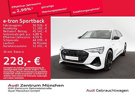 Audi e-tron Sportback 55 qu. 2x S line Pano/AHK/B&O/M
