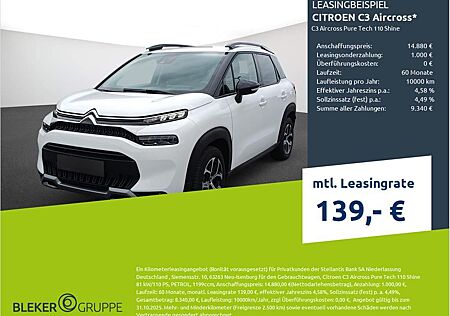 Citroën C3 Aircross PureTech 110 Shine