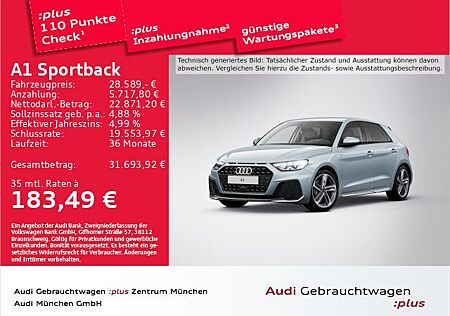 Audi A1 Sportback 30 TFSI S tronic S line Navi+/LED/A