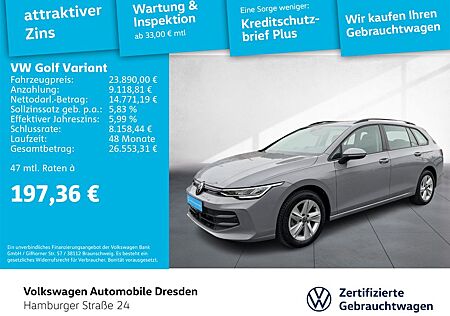 VW Golf Volkswagen VIII Variant Life 1.5 eTSI LED AREAVIEW APP