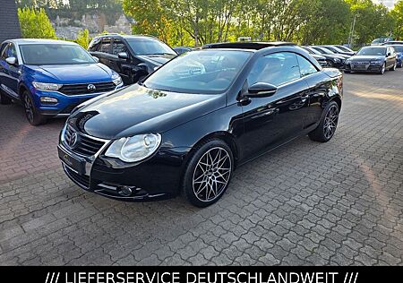 VW Eos Volkswagen 1.6 Leder Rot Navi Touch Tüv Neu Inspekt Neu