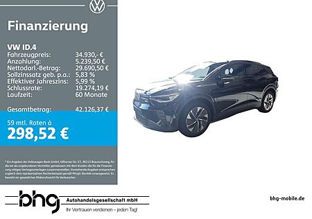 VW ID.4 Volkswagen Pure mit Infotainment-Paket