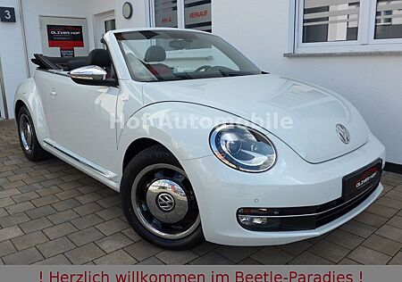 Volkswagen Beetle 1.2TSI 50"s Leder rot/schwarz Xenon AppCo