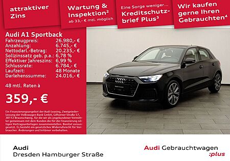 Audi A1 Sportback advanced 25 TFSI S tronic UPE 34.09