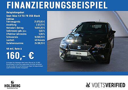 Seat Ibiza 1.0 TSI FR DSG Black Edition KESSY+LED+SHZ