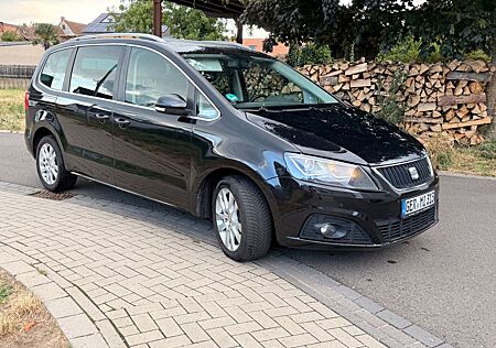 Seat Alhambra 2.0 TDI DSG, AHK, 7-Sitzer, Kindersitze