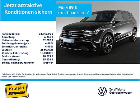 VW Tiguan Allspace Volkswagen 2.0 TSI R-Line 4Motion 7-SITZER