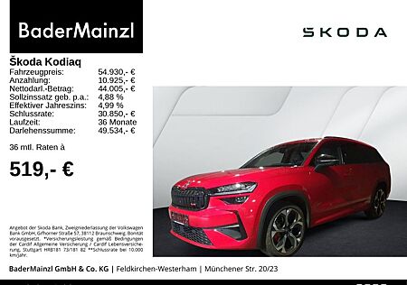 Skoda Kodiaq RS 2.0 TSI 4x4 DSG AHK Matrix Pano HUD