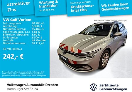 VW Golf Volkswagen VIII Variant Life 1.0 TSI KAMERA LANE ACC