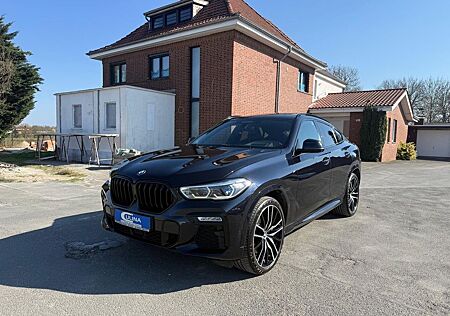 BMW X6 M50 d M-Paket/Pano/22-Zoll/Leder(schwarz)/1HD