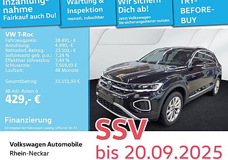 VW T-Roc Volkswagen 1.5 TSI Style DSG Navi LED AHK uvm