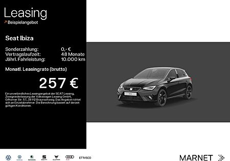 Seat Ibiza FR Black Edition 1.0 TSI 85 kW *DSG*SH*RFK