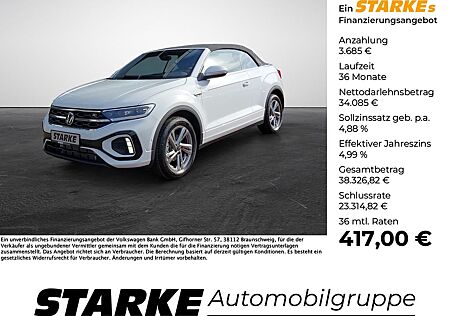 VW T-Roc Volkswagen Cabriolet 1.5 TSI DSG R-Line LED PDC LM T