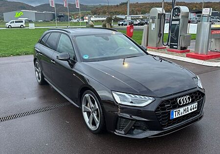 Audi A4 gebraucht kaufen Audi A4 45 TFSI Avant quattro S line Kirschschwarz