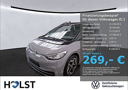 VW ID.3 Volkswagen Pure Performance 110kW 1-Gang-Automatik GJR