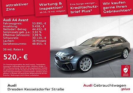 Audi A4 Avant 45 TFSI Q.S-Line Navi AHZV LED Kamera