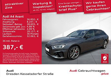 Audi A4 Avant 45 TFSI Q. S line edition one Navi LED