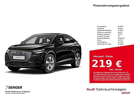Audi Q4 e-tron Sportback 40 Navi AHK ACC LED Sitzhzg.