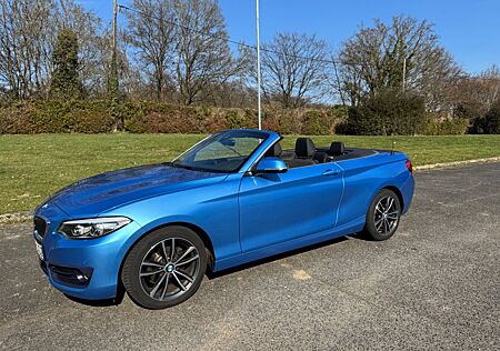 BMW 218d Cabrio Aut, LED, SHZ, PDC/AHK