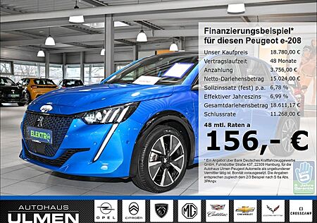 Peugeot e-208 GT e- Elektromotor 136 Rückfahrkamera Pan
