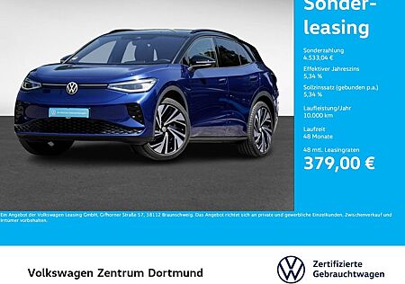 VW ID.4 Volkswagen GTX 4X4 WÄRMEPUMPE PANO AHK 360CAM ACC LM21