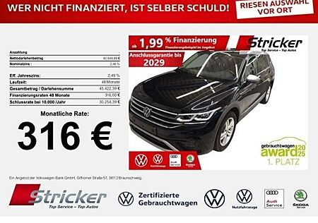 VW Tiguan Allspace Volkswagen Elegance 2.0TSI DSG 316,-ohne An