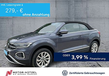 VW T-Roc Volkswagen Cabriolet 1.0 TSI STYLE 5JG+LEDplus+NAVI