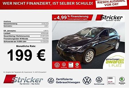 Seat Ibiza FR-Line 1.0TSI DSG 199,-ohne Anzahlung Nav