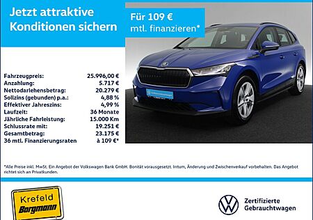 Skoda Enyaq iV 60 Loft LED SCHEINWERFER NAVI PDC KLIMA