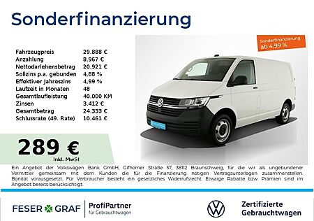 VW T6 Volkswagen .1 Kasten 2.0TDI DSG AHK ACC Heckflügeltüren