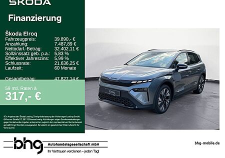 Skoda Elroq 60 Sportline, Anhängerkupplung, 20 Zoll, M