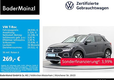 VW T-Roc Volkswagen 1.5 TSI DSG Move LED Navi SHZ Virtual